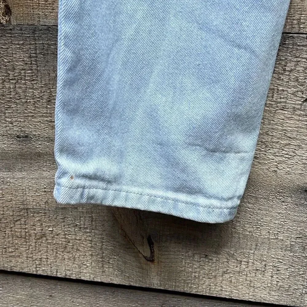 Riders Denim Kid’s Blue Distressed Relaxed Straight Leg Sturdy Jeans Size 16